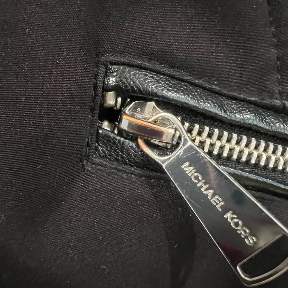 Michael Kors Women's Jacket Faux Leather black M